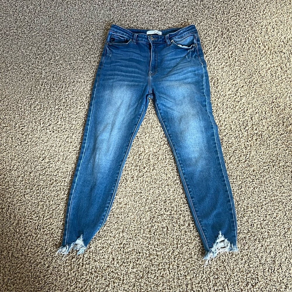 Cropped Capri length jeans